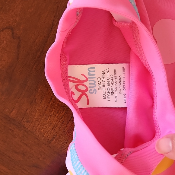 Baby Girl's Rashguard 6-9 mo - Picture 5 of 5